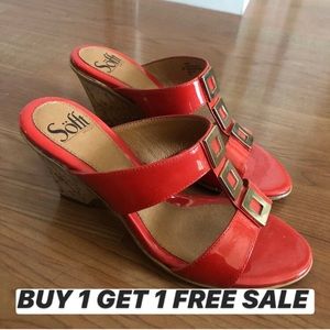 🌀B1G1 FREE🌀 Vintage style cork wedges Sofft